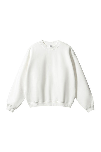 345GSM Fleece Solid Color Crew