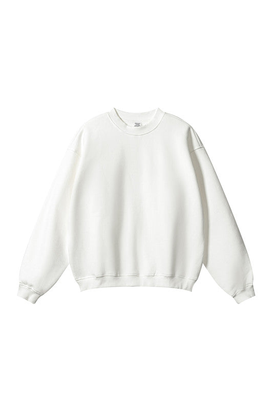 345GSM Fleece Solid Color Crew
