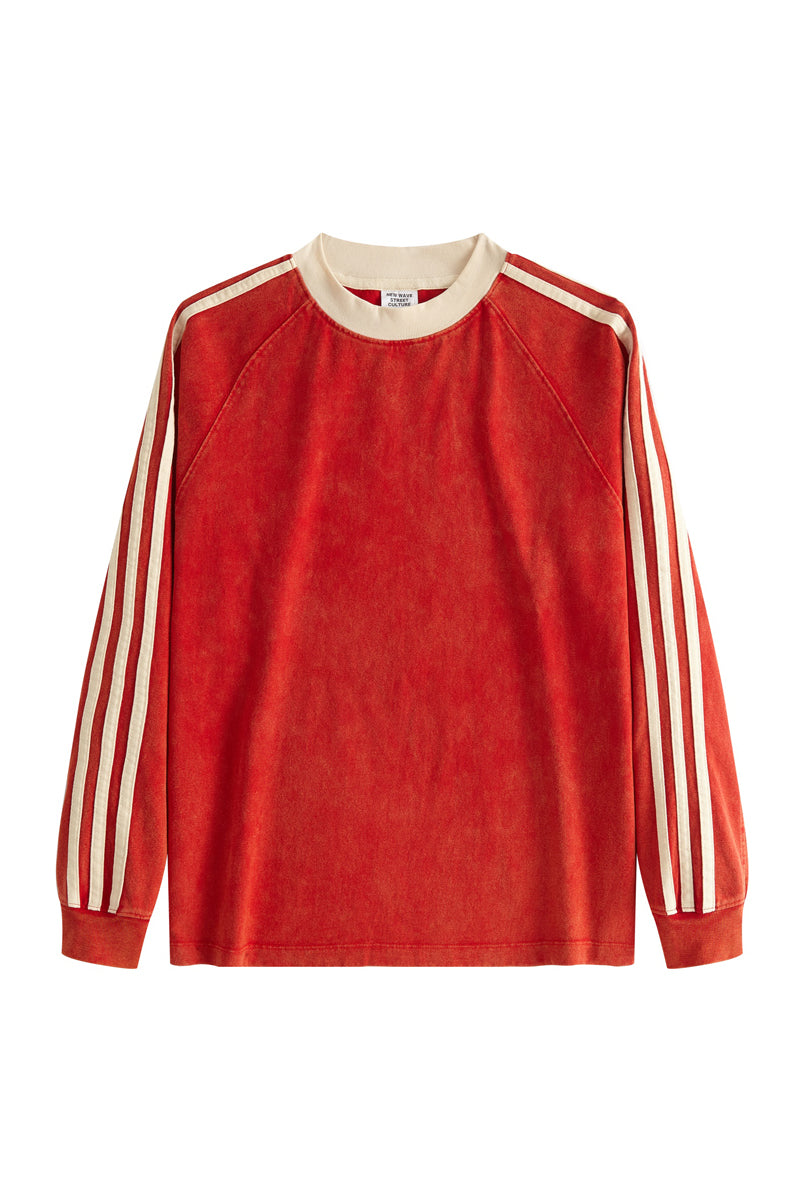 Kids Washed Stripe Crew