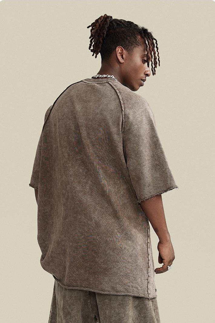 Washed Distressed Tee