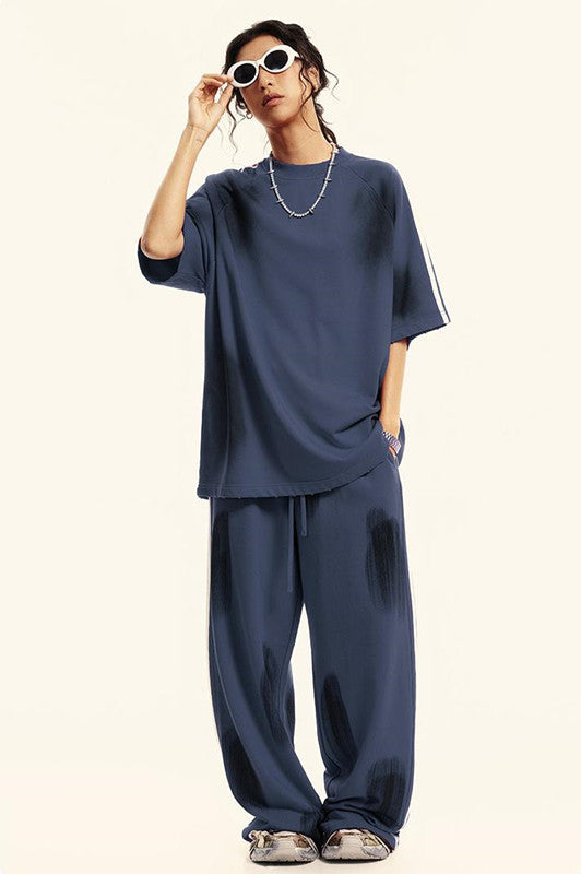 300GSM Dirty Effect Oversized Tee