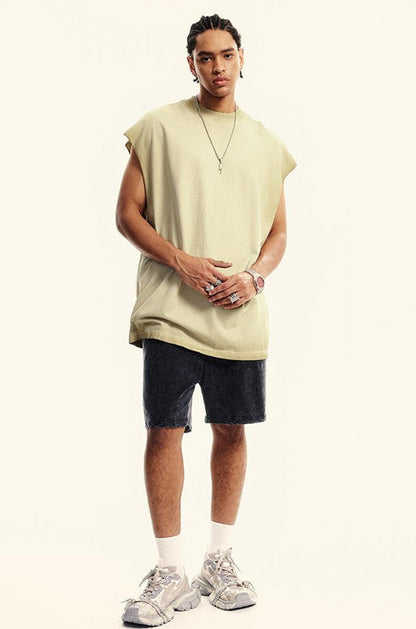 250GSM Washed Out Gradient Muscle Tee
