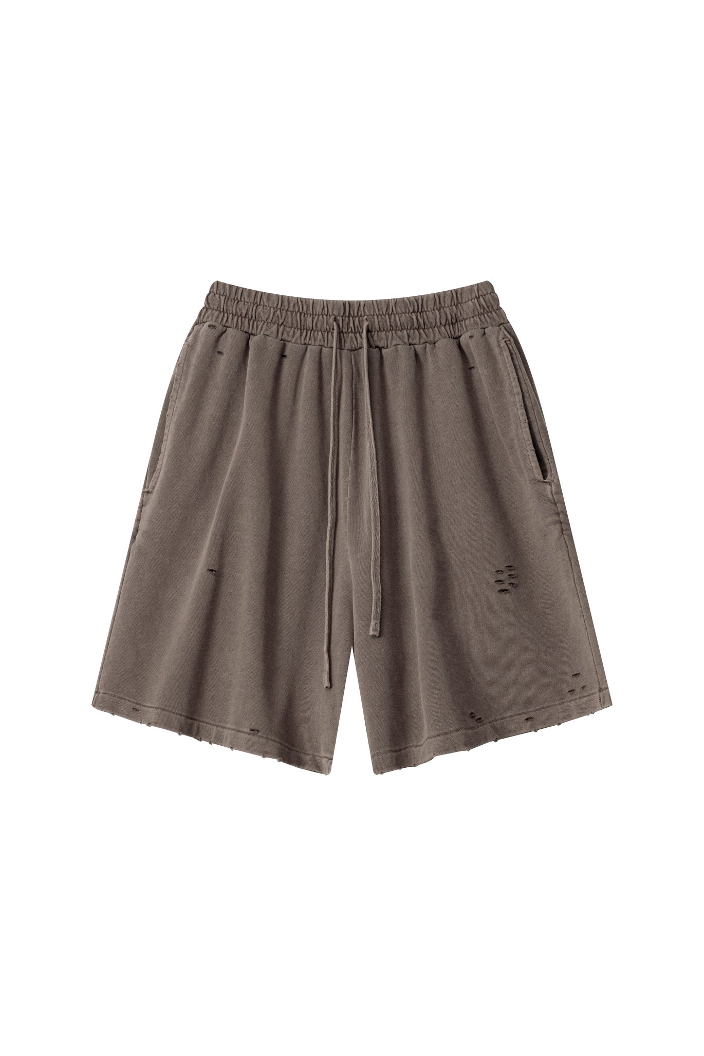 330GSM Pigment Dyed Distressed Short