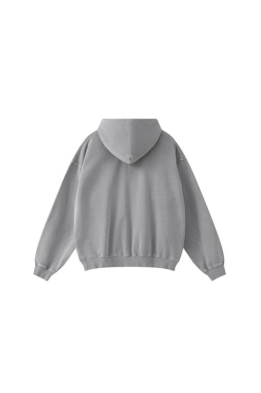 100% Cotton 380GSM Washed  Hoodie