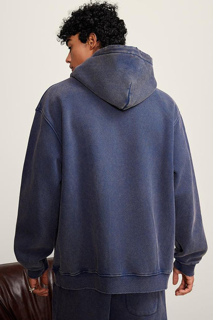 Pigment Dyed Fleece Hoodie