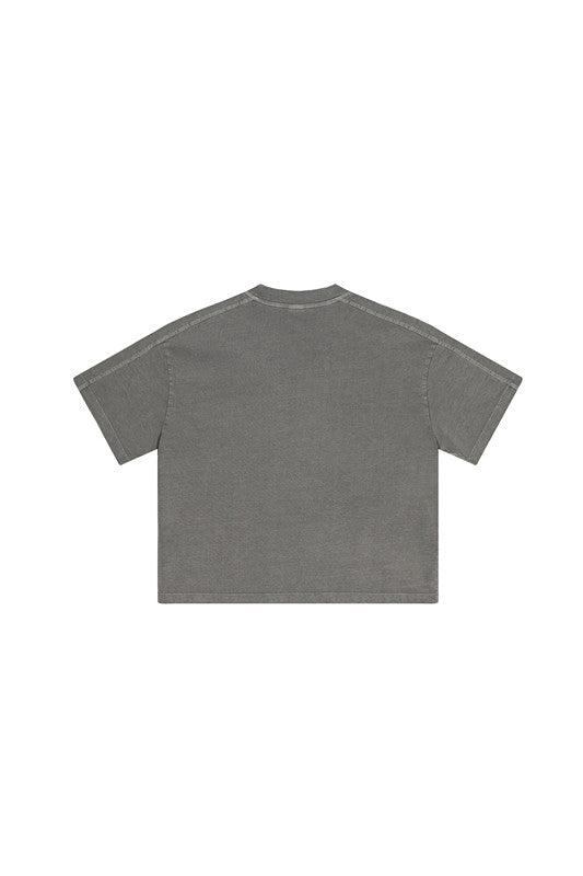 Kids 250G Side Stripe Washed Tee
