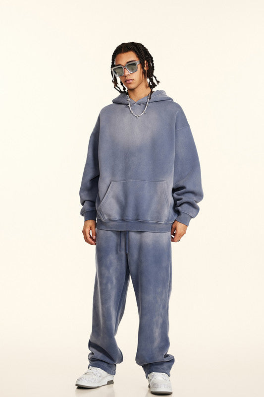 332GSM Gradient Sprayed Fleece Sweatpants