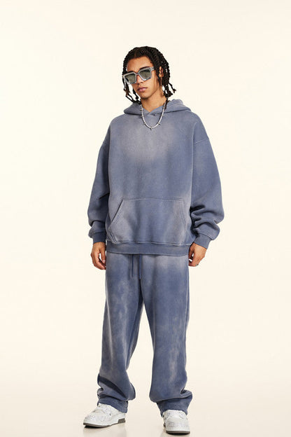 332GSM Gradient Sprayed Fleece Sweatpants