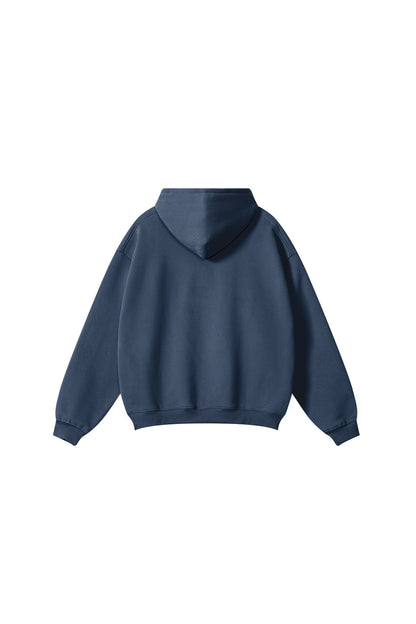 345GSM Fleece Solid Oversized Hoodie