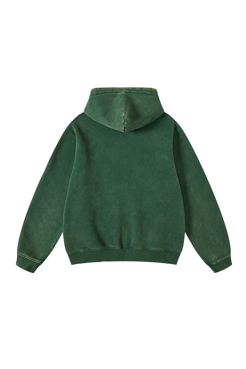Pigment Dyed Fleece Hoodie