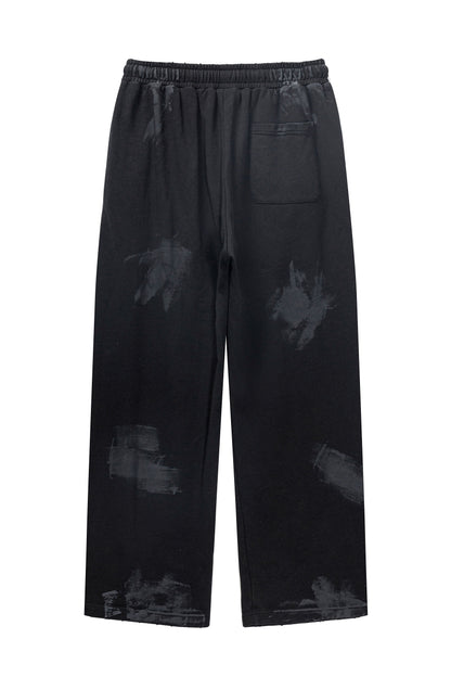 380GSM Brush Dyed Washed Sweatpants