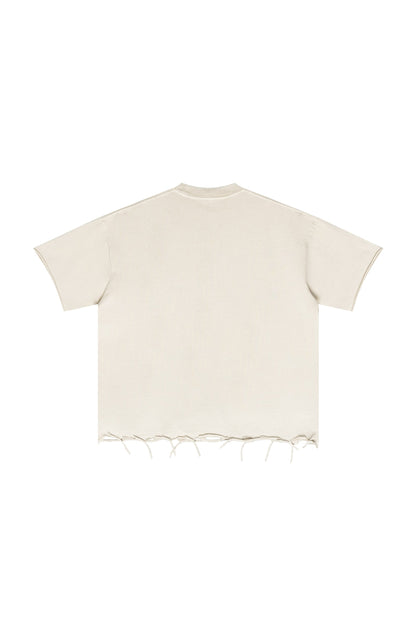310GSM Pigment Dyed Distressed Tee