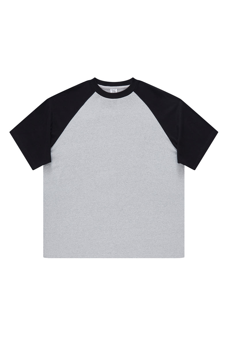 Contrast Sleeve Basic Tee