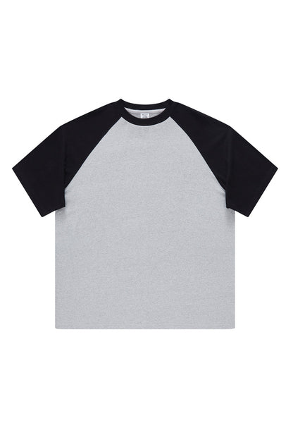 Contrast Sleeve Basic Tee