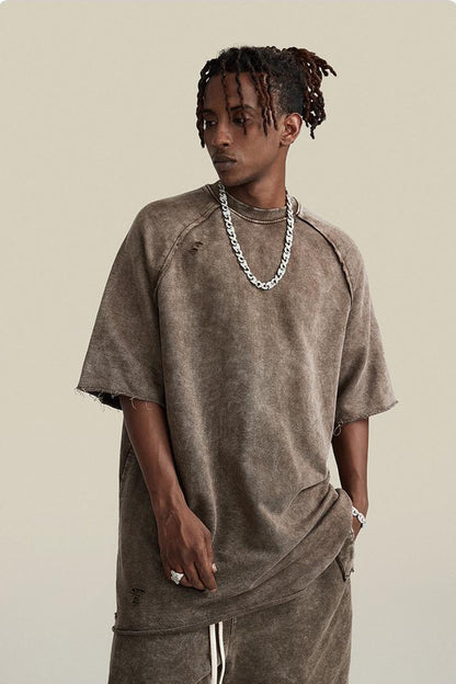 Washed Distressed Tee
