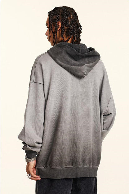 100% Cotton 380GSM Gradient Washed Hoodie