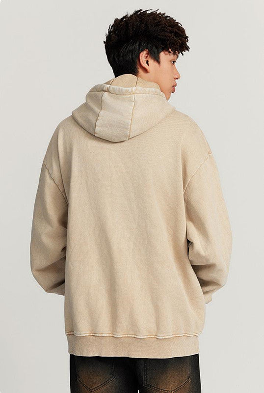420GSM Digital Printed Wash Out Oversized Hoodie