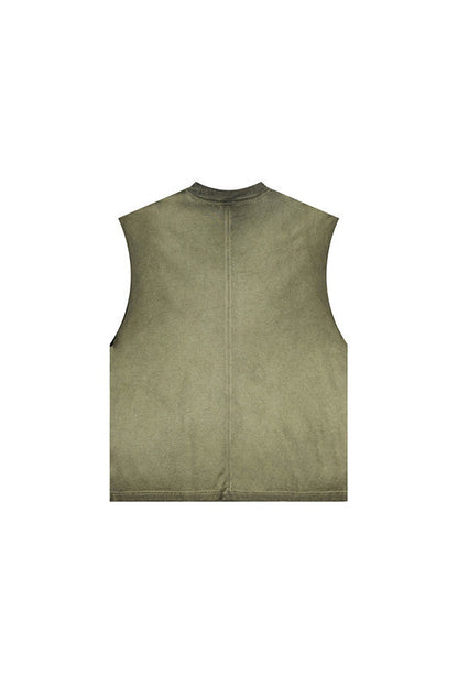 250GSM Washed Out Gradient Muscle Tee