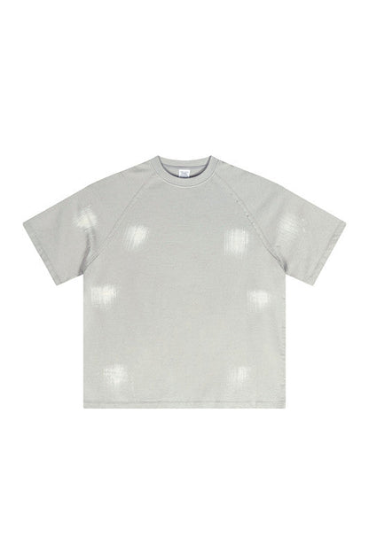 305GSM Brush Dyed Washed?Tee