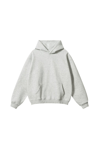 345GSM Fleece Solid Oversized Hoodie