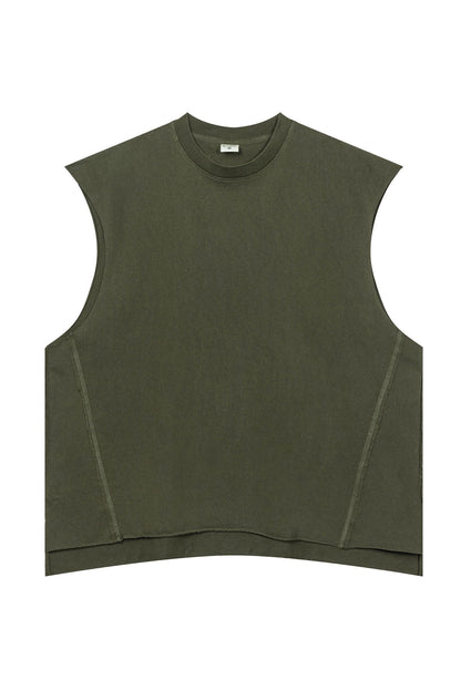 270GSM Distressed Vintage Muscle Tee