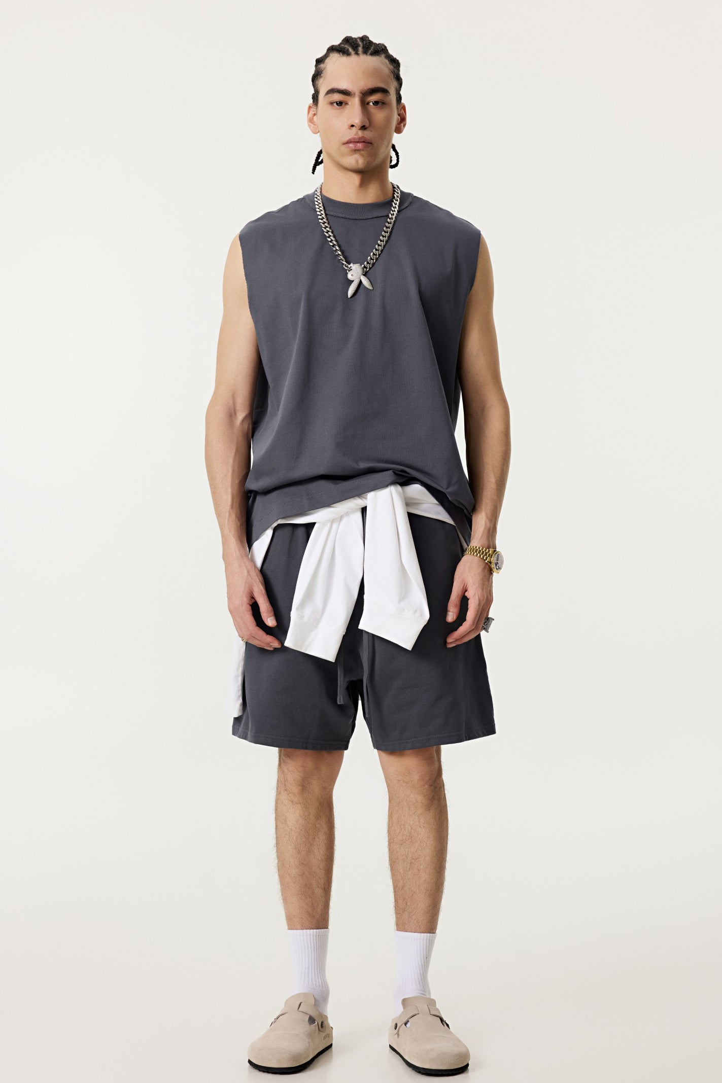 210GSM Quick Dry Coolness Muscle Tee