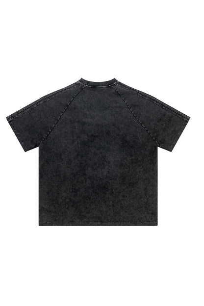 250GSM Pigment Dyed Side Stripe Tee