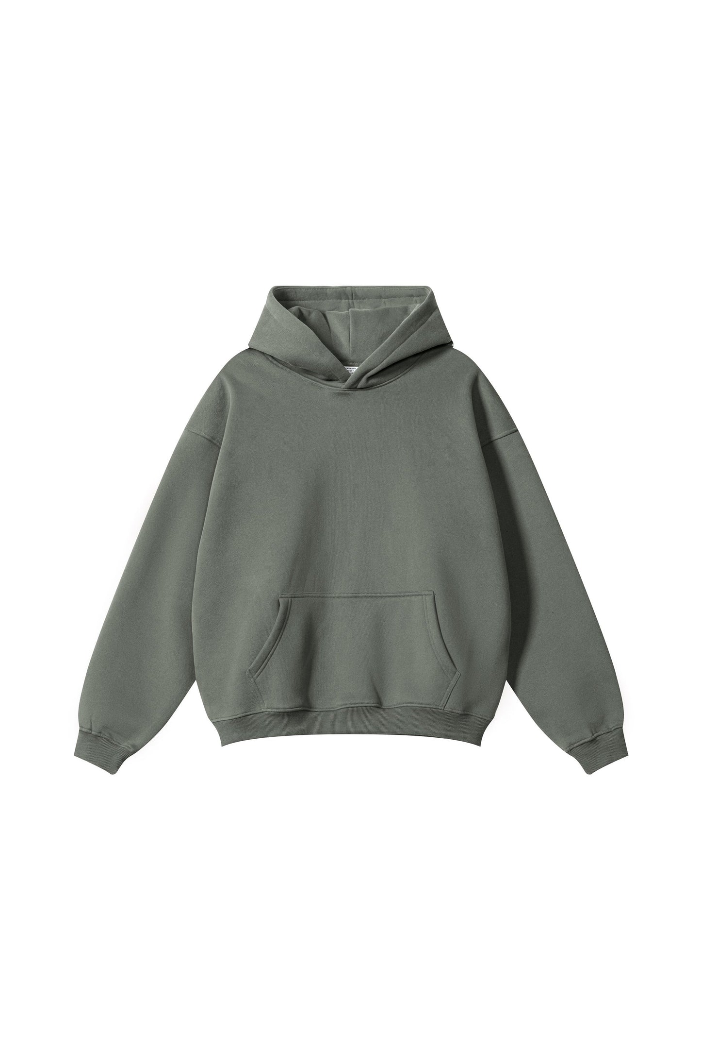 345GSM Fleece Solid Oversized Hoodie