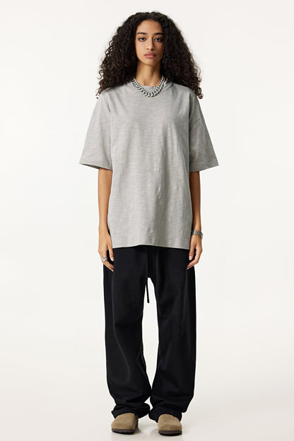 Slub Cotton 190GSM Solid Color Tee