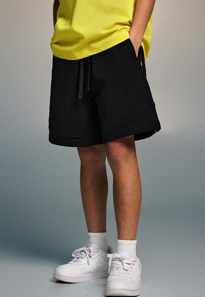 Kids 380GSM Stripe Side Short