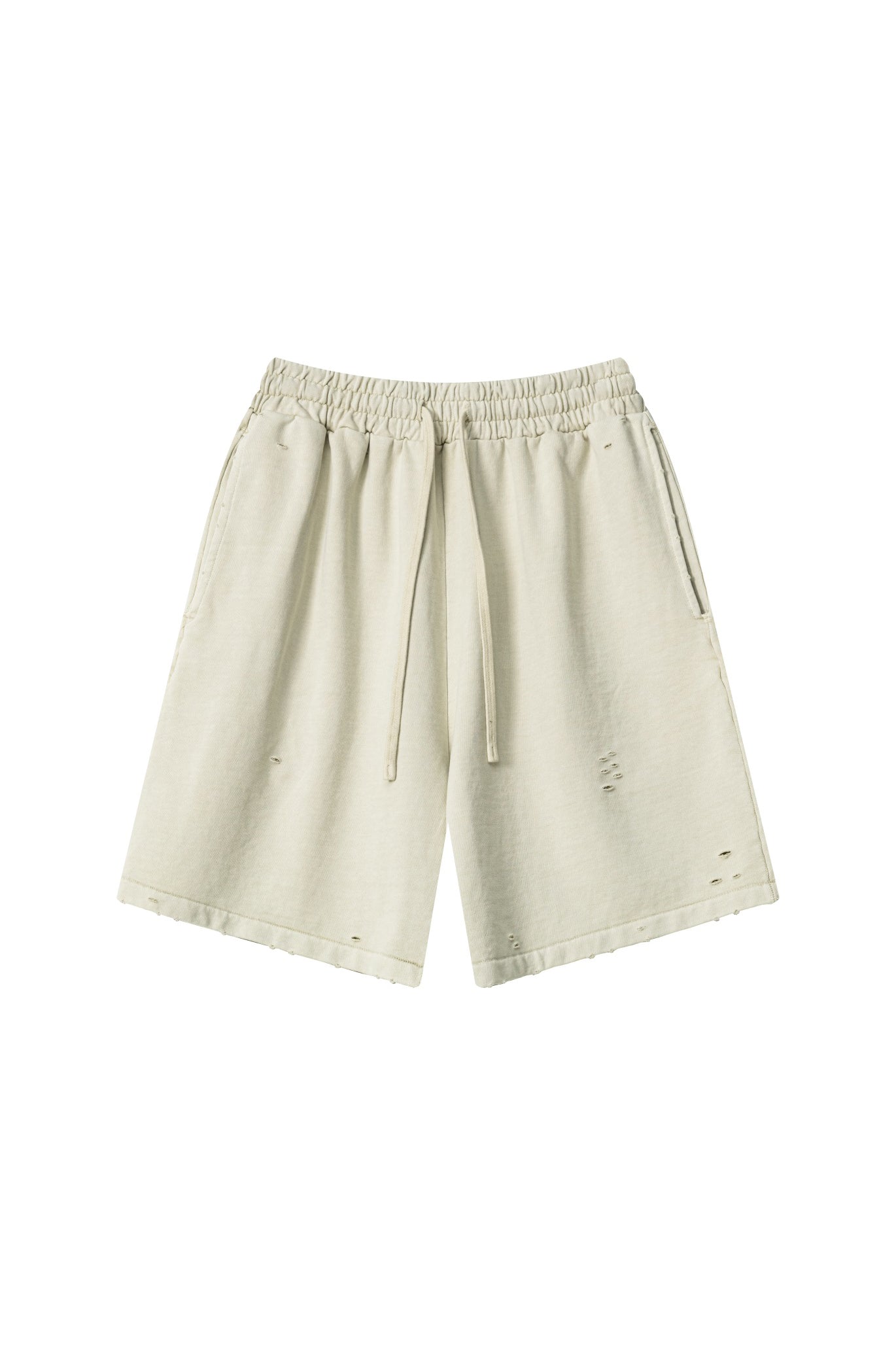 330GSM Pigment Dyed Distressed Short