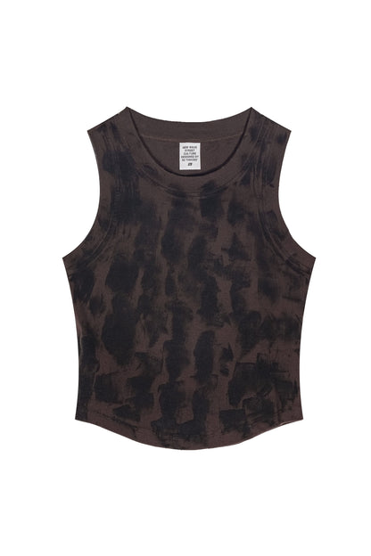 235GSM Brush Dyed Distressed?Vest