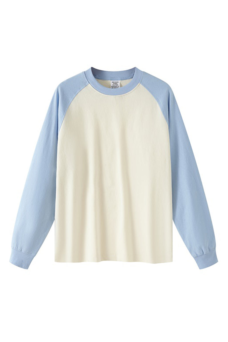 Kids Contrast Sleeve Crew
