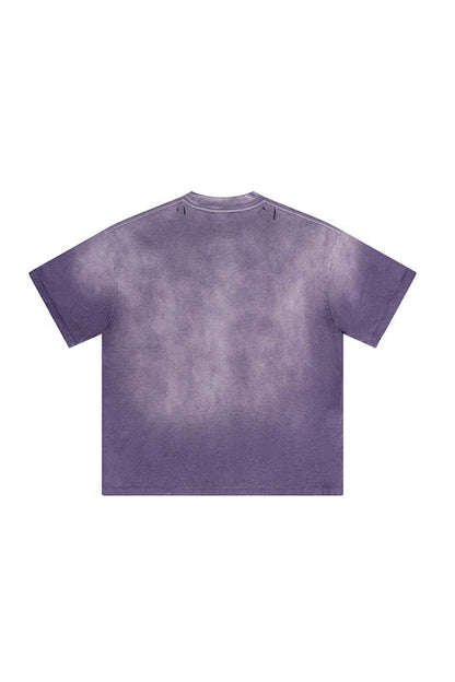 250GSM Distressed Washed Sun Fade Tee