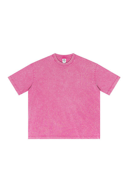 285GSM Pigment Dyed Washed Tee