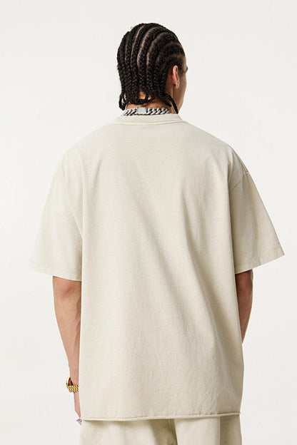 275GSM Pigment Dyed Distressed Tee