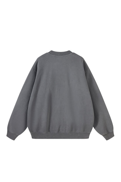 355G Washed Fleece Crew