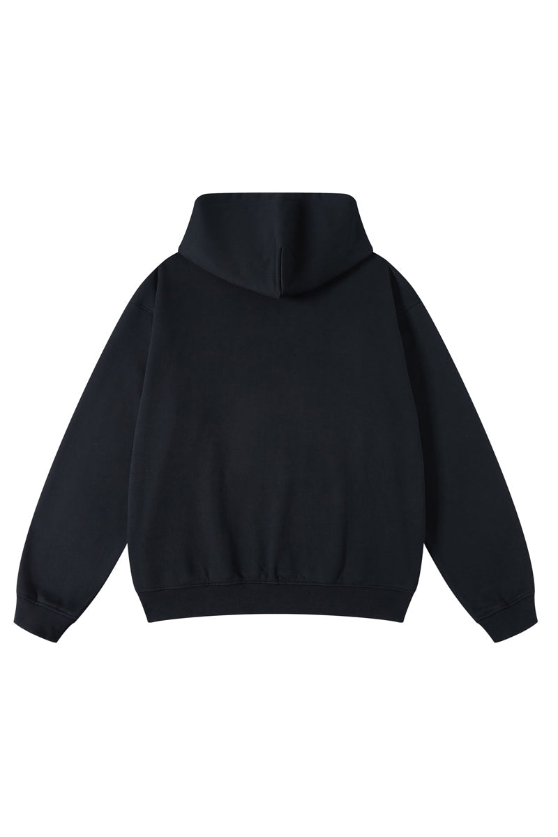 445G Solid Basic Hoodie