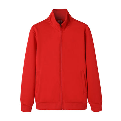 430 GSM Lined Sweater Customized Cardigan Zipper Sweater