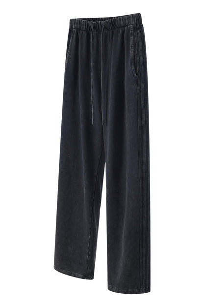 Stripe Side Washed Sweatpants