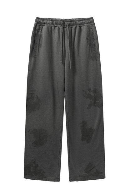 380GSM Brush Dyed Washed Sweatpants