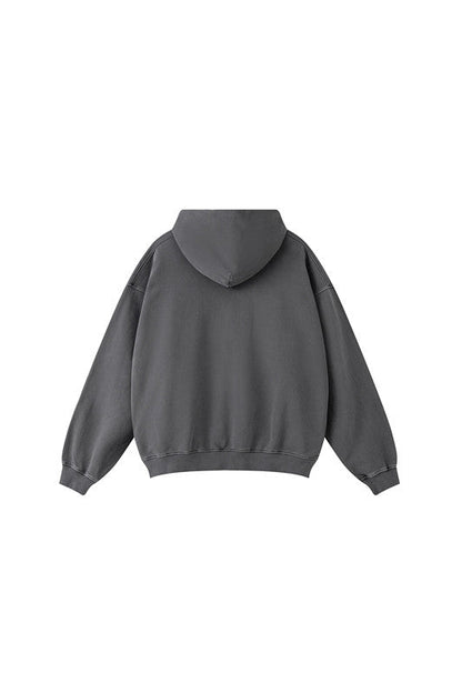 100% Cotton 380GSM Washed  Hoodie