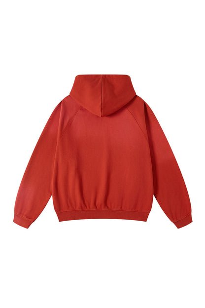 Fleece Gradient Washed Hoodie