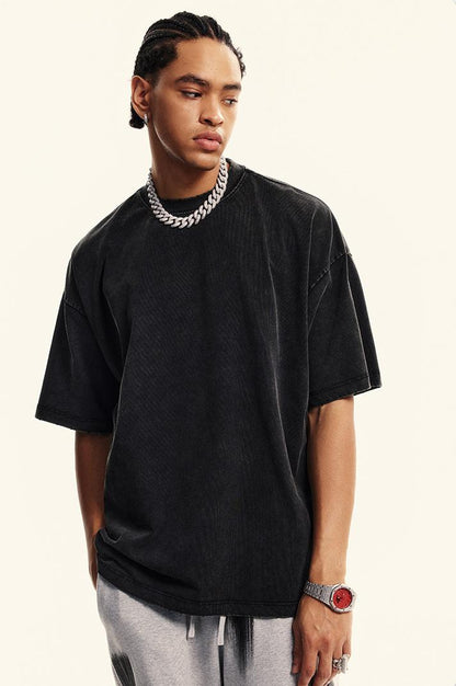 230GSM Distressed Washed Coolness Tee