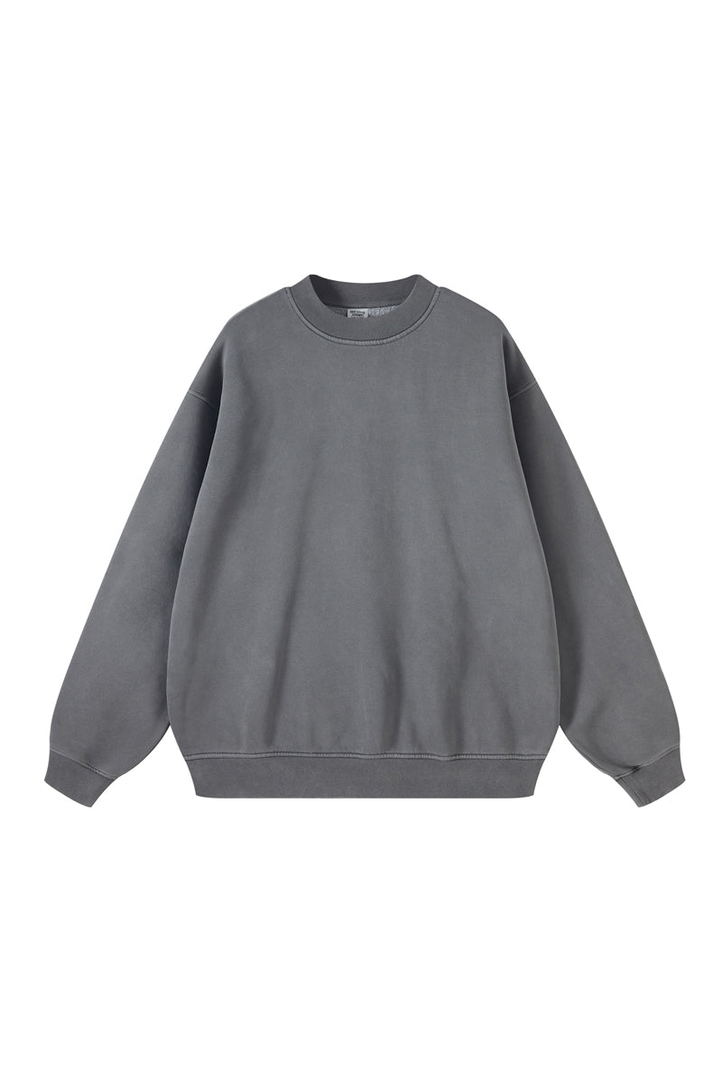 355G Washed Fleece Crew
