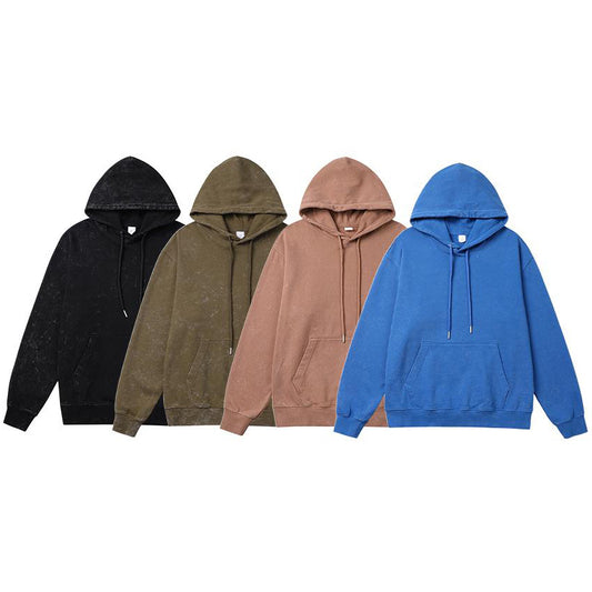 430 GSM 100% Cotton Washed Hoodies Customized Hoodies