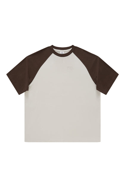 Contrast Sleeve Basic Tee