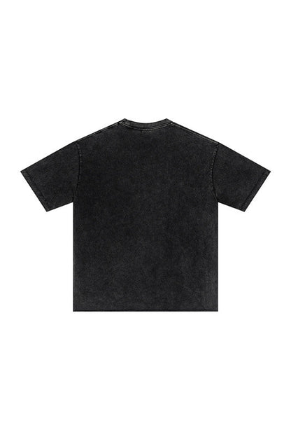 275GSM Pigment Dyed Distressed Tee