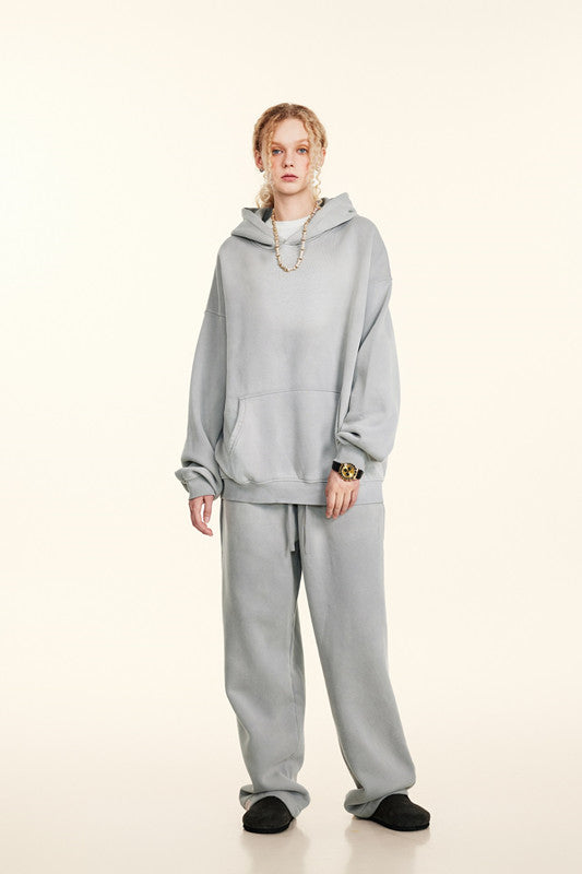 332GSM Gradient Sprayed Fleece Hoodie