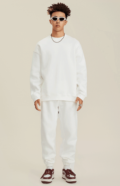 345G Fleece Solid Sweatpants